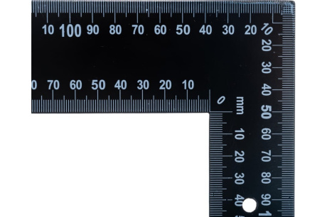 Купить Угольник слесарный цельно-металлический  крашеная шкала  400 х 600 мм FIT 19624 фото №3