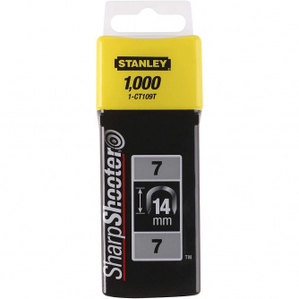 Купить Скобы для степлера STANLEY тип 7 14мм*1000шт   1-CT109T фото №1