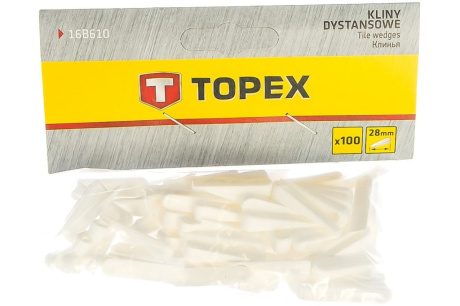 Купить TOPEX Клинья дистанционные малые  100 шт  1/100  16B610 фото №2