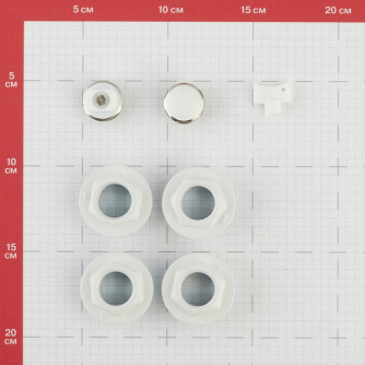 Купить Набор присоединительный универсальный Royal Thermo 1" х 1/2" для радиатора белый фото №4