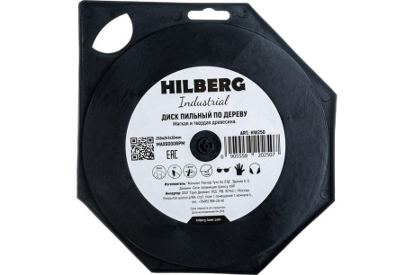 Купить Диск пильный по дереву Hilberg Industrial 250*24T*30мм HW250 фото №2