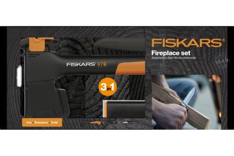 Купить Топор-колун X7 + точилка + нож FISKARS К40 1059024 фото №14