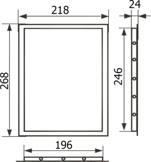 Купить Люк технологический 200*250  EVECS Л2025 фото №4